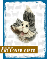 cat figurines, cat lovers gifts, cat themed decor