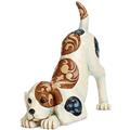 jim shore 4045270 beagle playing dog figurine