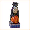 jim shore halloween cat figurine