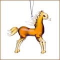 art glass horse figurine ornament