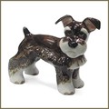 northern rose miniature schnauzer figurine