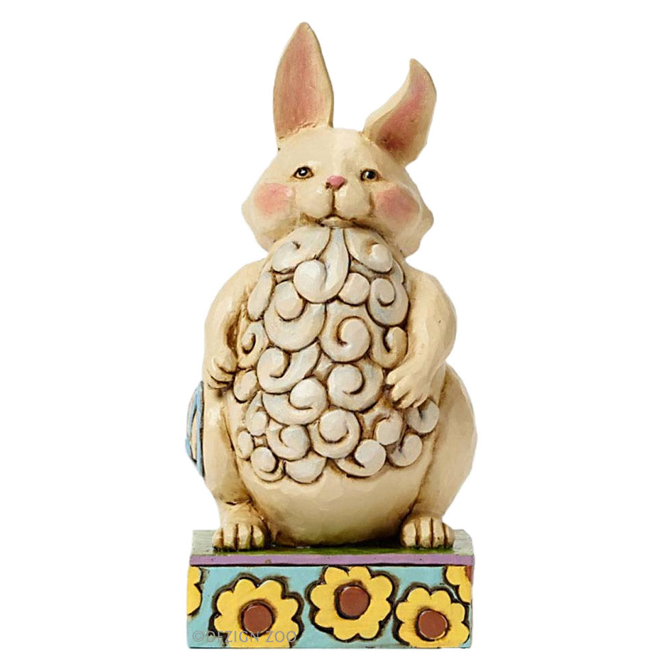 jim shore lazy bunny figurine