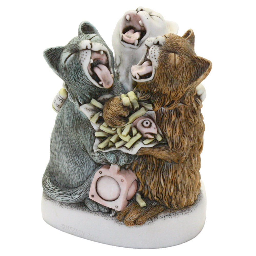 harnony kingdom caterwauling capers cat figurine box