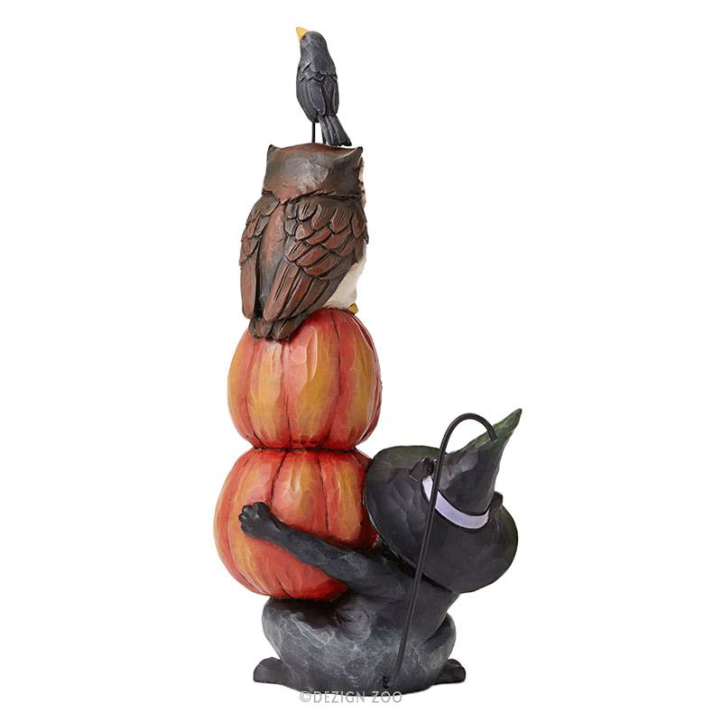 jim shore stack o lanterns reverse view
