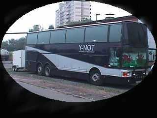 Our Semi-decker with one of our trailers.